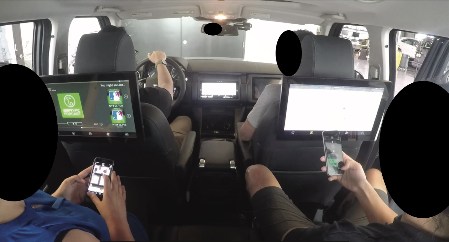 Occlusion testing in vehicle cockpit